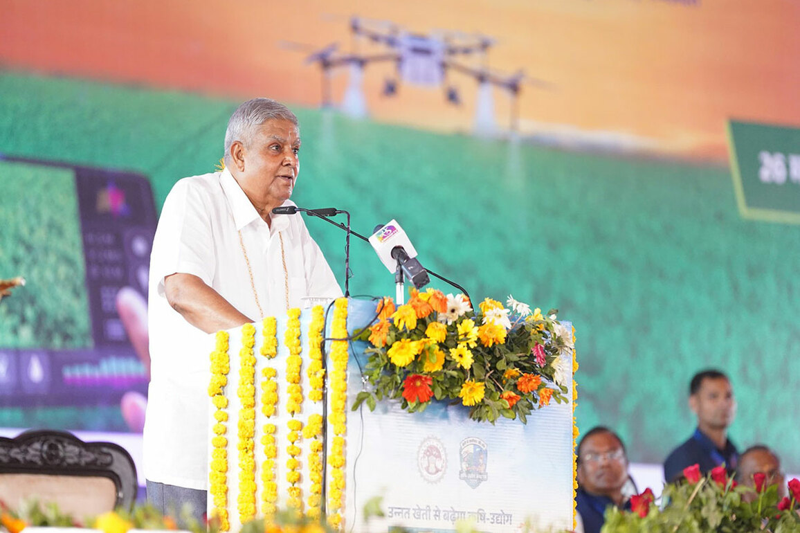 Vice President emphasises indigenous strength, says "peace is secured when you are ever ready for war"