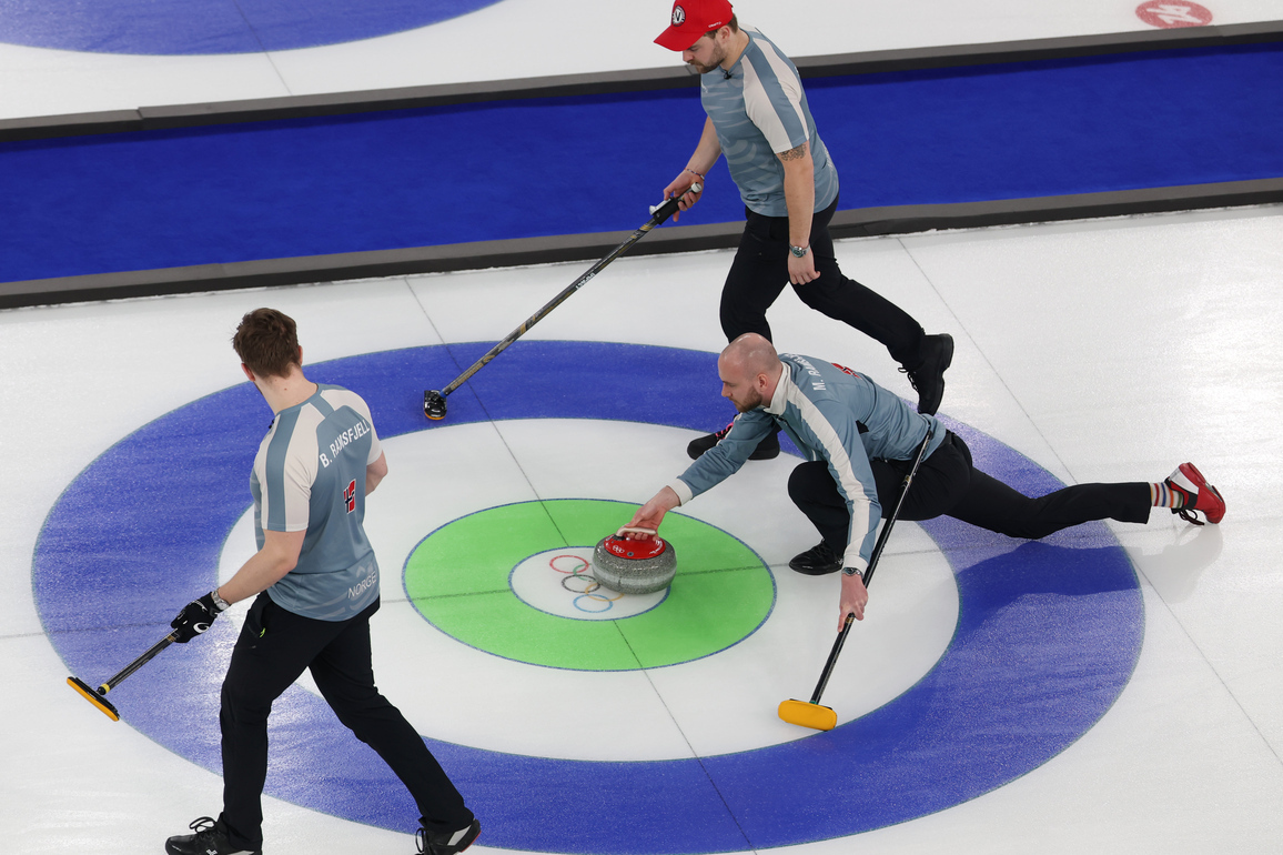 (MICO2026)ITALY-CORTINA D'AMPEZZO-OLYMPIC WINTER GAMES-CURLING-MEN-BRONZE MEDAL GAME-NOR VS SUI