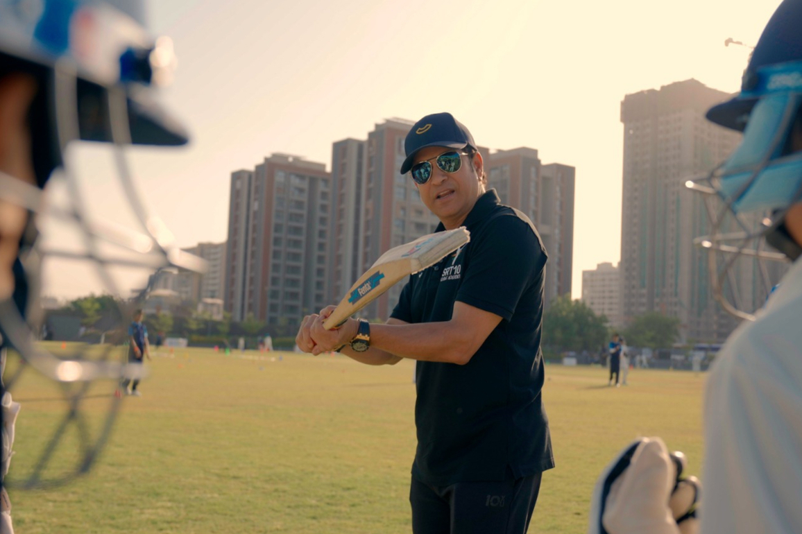 Young athletes share field with Sachin Tendulkar during special visit to SRT10 Altevol Sports Academy