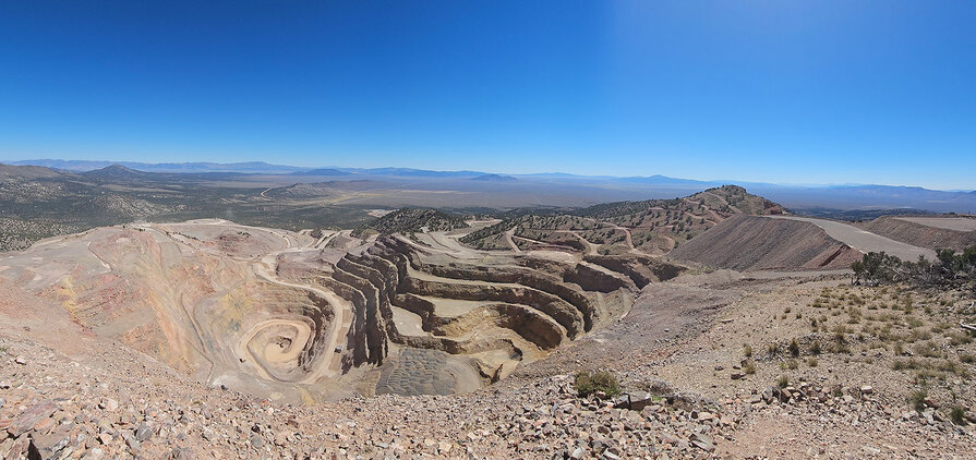 The Gold Bar mine in Nevada, US