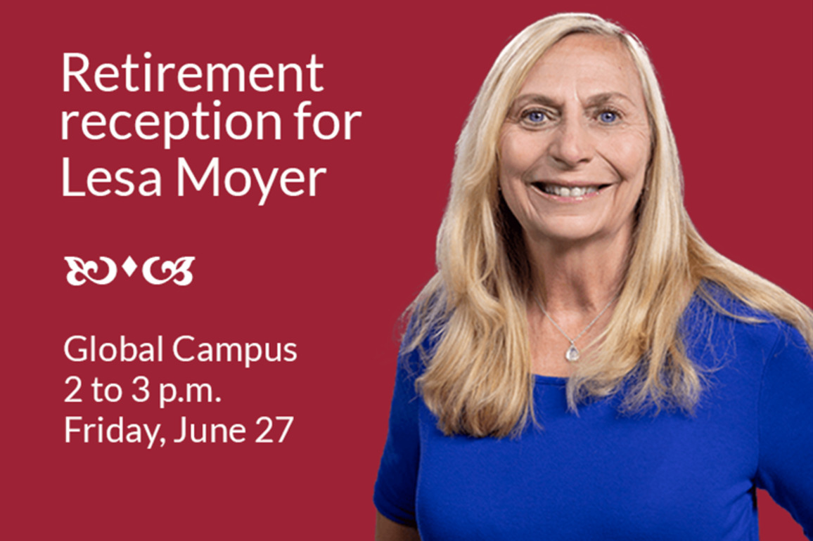 Global Campus to Celebrate Retirement of Lesa Moyer on June 27
