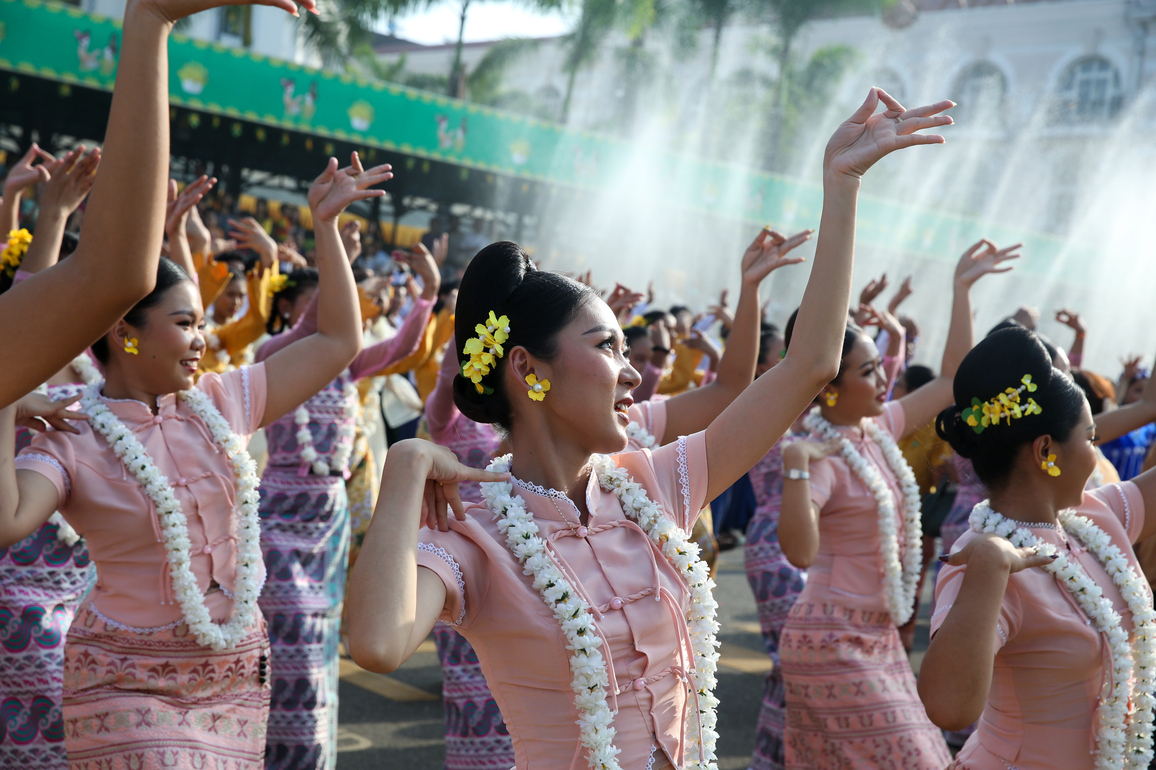 MYANMAR-YANGON-THINGYAN WATER FESTIVAL-CELEBRATIONS