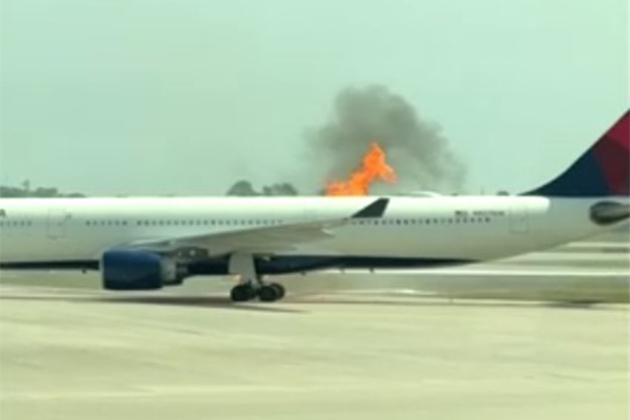 US: Delta plane catches fire at Orlando Airport, passengers evacuated on emergency slides