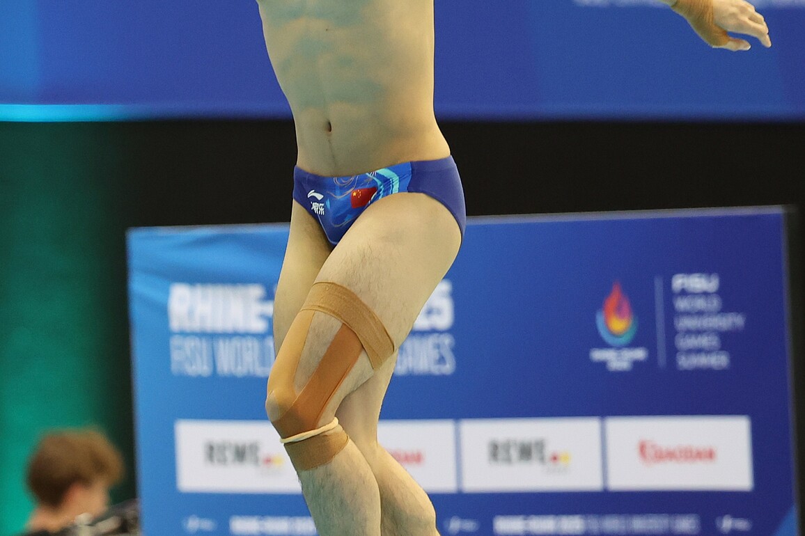 (SP)GERMANY-BERLIN-RHINE-RUHR 2025-FISU WORLD UNIVERSITY GAMES-DIVING-MEN'S 1M SPRINGBOARD