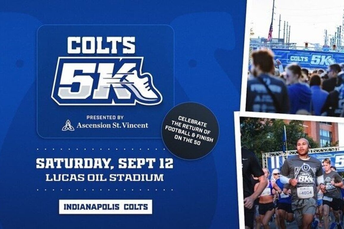 Registration open for Colts 5K, Blue's 'Fun Run' on September 12