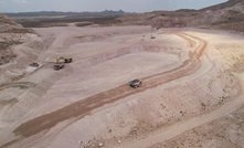 The open pit at the Castle Mountain project in California, US.