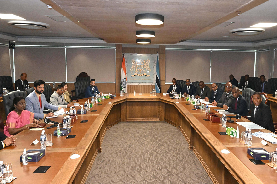 Botswana President Duma Boko hails President Murmu's "historic state visit" as testament to deepening India-Botswana friendship