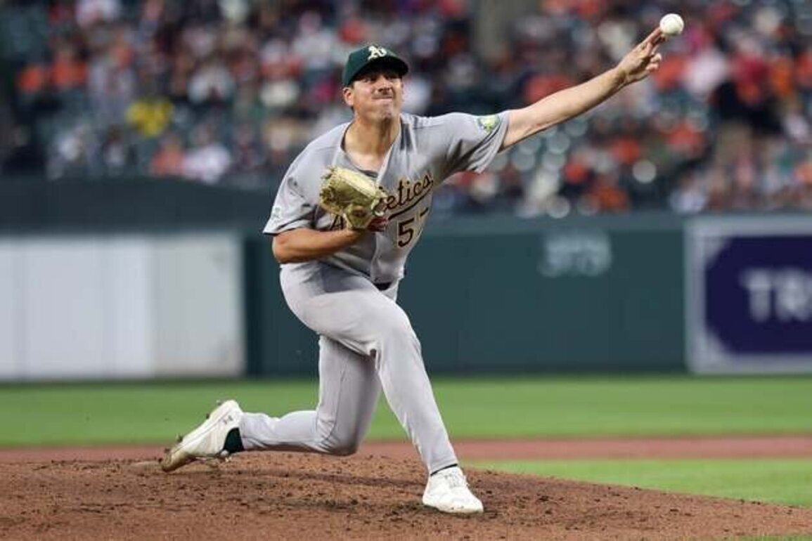 Six A's hurlers combine for 4-hitter against Orioles