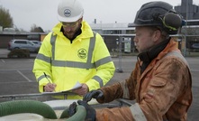  Members of the BGS team on location at Thornton Science Park in Chester (Source: BGS © UKRI)