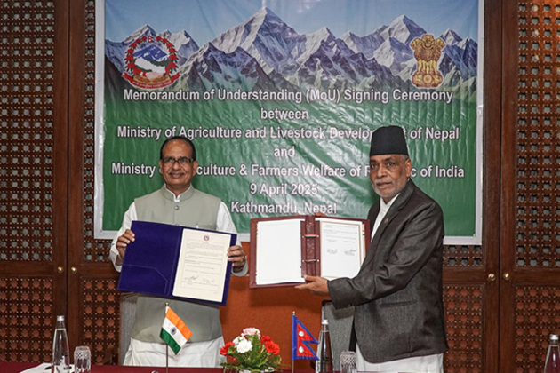 India, Nepal strengthen agricultural ties with MoU on crop productivity and climate resilience