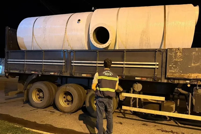 Peça cilíndrica é usada em mineração