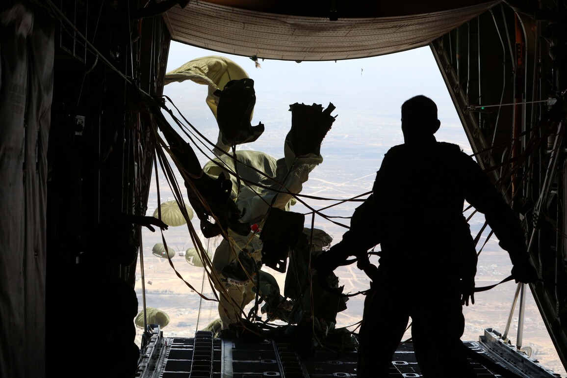 JORDAN-AIRDROP-RELIEF SUPPLIES-GAZA