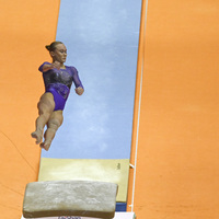 (SP)INDONESIA-JAKARTA-GYMNASTICS-WORLD CHAMPIONSHIPS-WOMEN'S VAULT