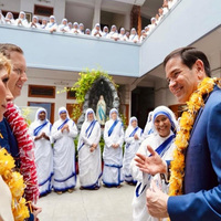 "Shared values transcend borders": US envoy Gor accompanies Rubio on visit to Missionaries of Charity