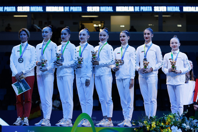 (SP)BRAZIL-RIO DE JANEIRO-RHYTHMIC GYMNASTICS-FIG WORLD CHAMPIONSHIPS-TEAM RANKING-AWARDING CEREMONY