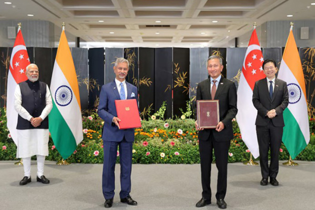 India, Singapore to "strengthen strategic partnership" at third ministerial roundtable marking "60 years of diplomatic relations"