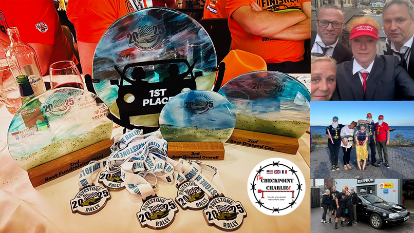 The Checkpoint Charlies were the winners of this year's rally.