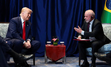 Presidsentes Donal Trump, dos EUA, e Luiz Inácio Lula da Silva, do Brasil