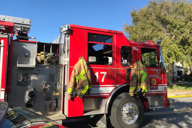 Crews rescue man dumped from trash bin into trash truck