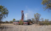 An RC drill rig at Mount Peake