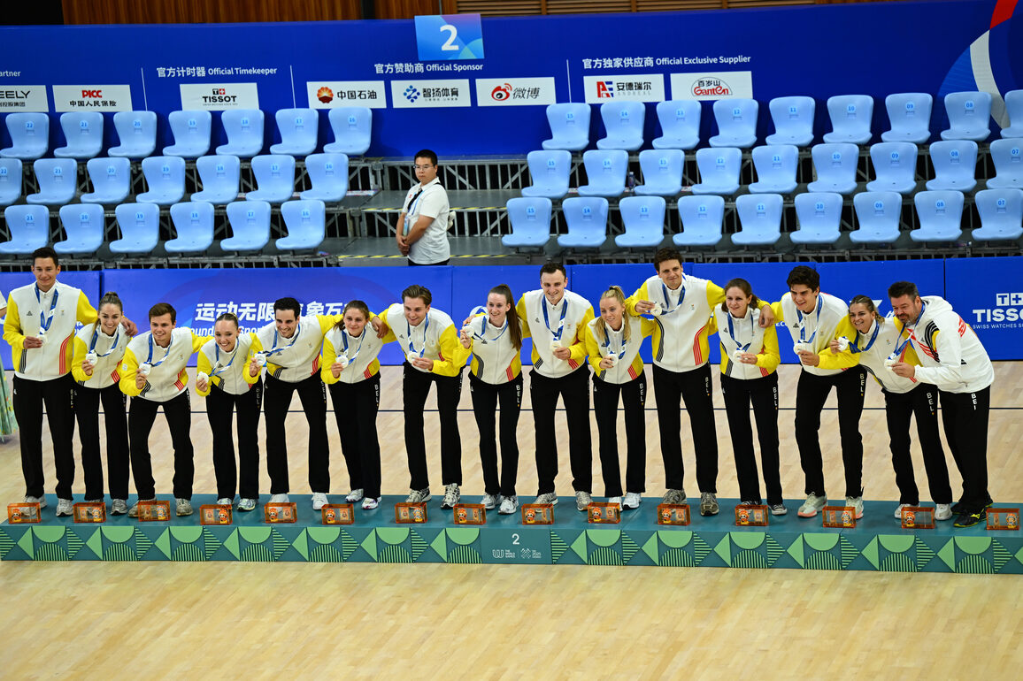 (SP)CHINA-CHENGDU-THE WORLD GAMES 2025-KORFBALL-MIXED TEAM-AWARDING CEREMONY (CN)