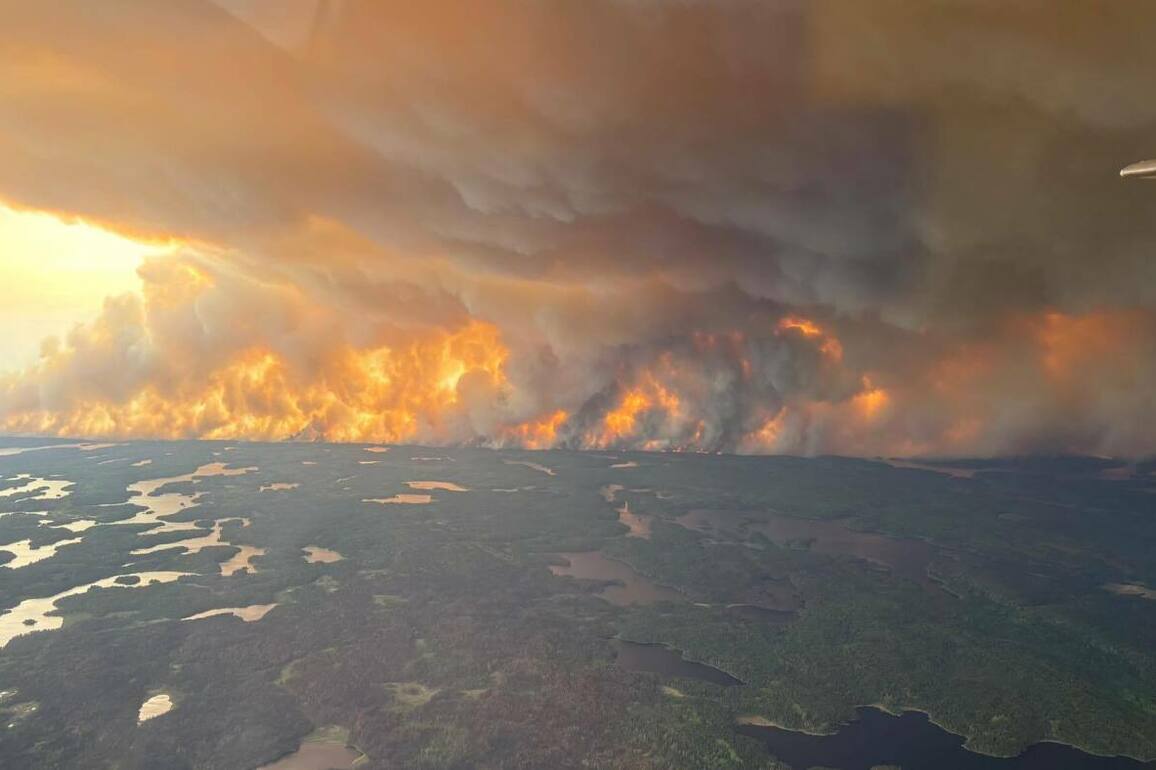 Fires in Manitoba force thousands to evacuate