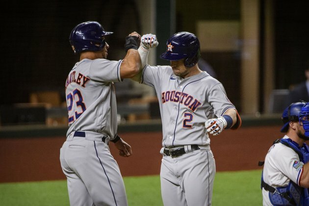 Astros hope booming win over Rangers is only the beginning