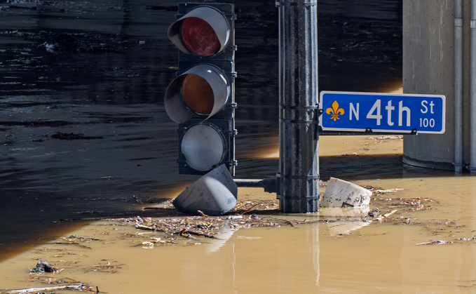 Ohio River waterfront after 7-10 inches of rain fell in a 100-hour period in April 2025 | Credit: iStock