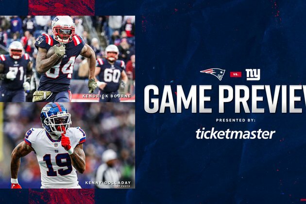 Game Preview: Giants at Patriots