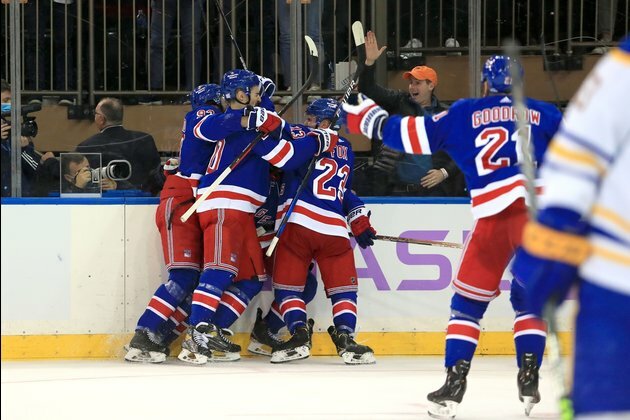 NHL roundup: Rangers stun Sabres with 1 second left