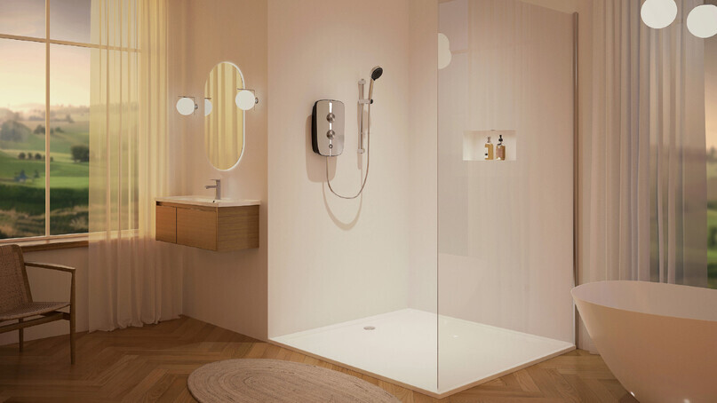 Aqualisa introduces Lumi+™ electric shower