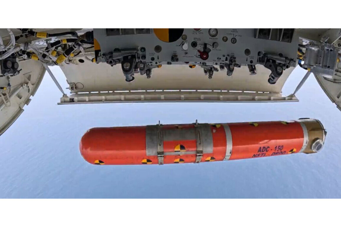 DRDO, Indian Navy conducts in-flight release trials of 'ADC-150' from P8I Aircraft
