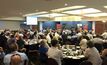 The crowd at the recent Bowen Basin Mining Club lunch.
