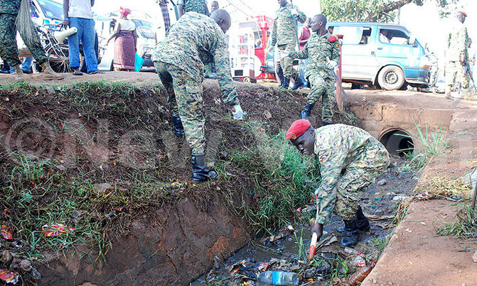 UPDF clean Kampala suburb UPDF clean Kampala suburb