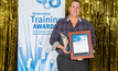 Aaron Lobley, 36, has won the Harry Hauenschild Apprentice of the Year award in Queensland's Far North.