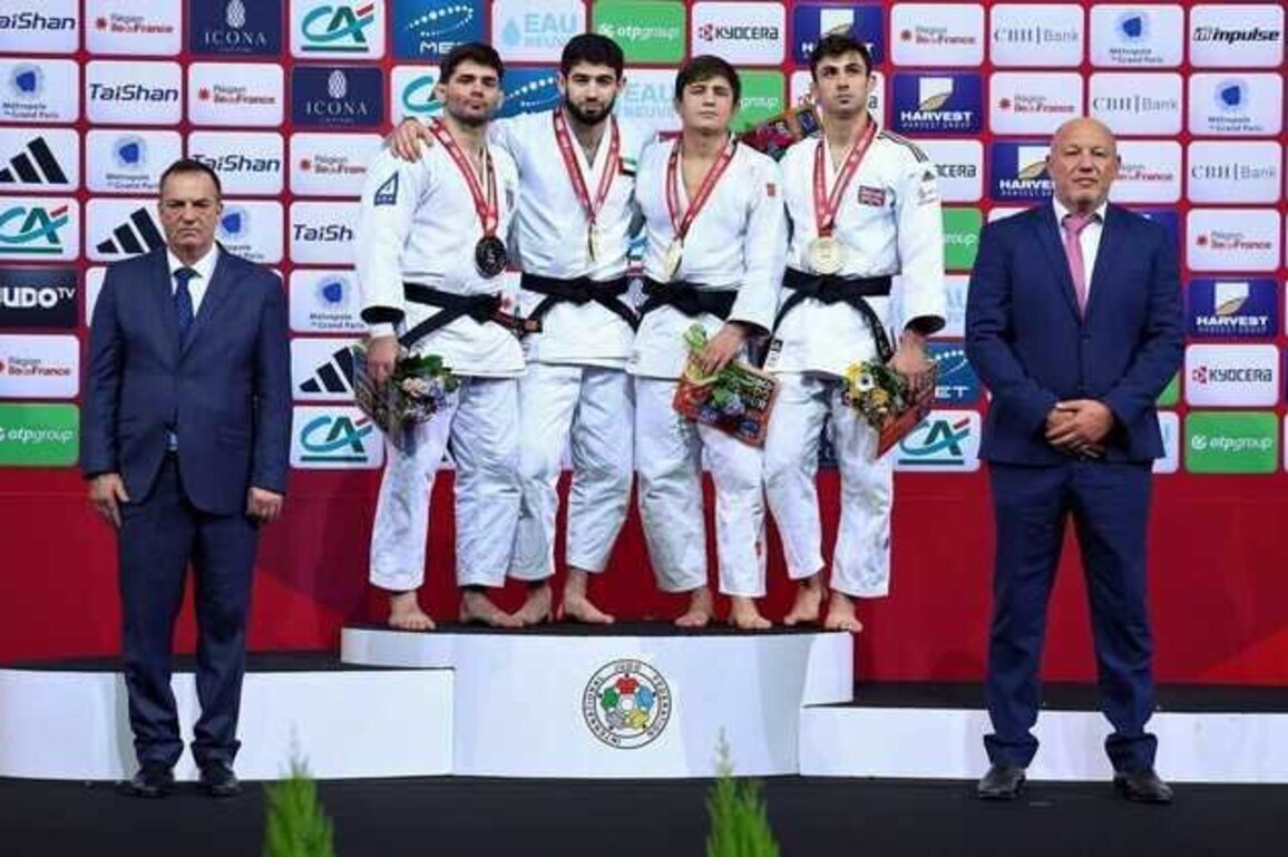 UAE national judo team claims gold medal at Paris Grand Slam Championship