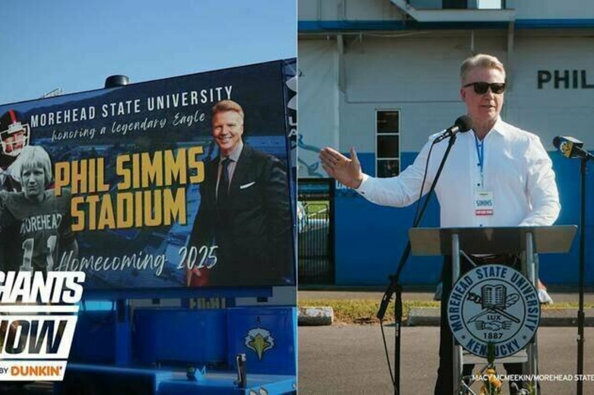 Giants Now: Morehead State names football stadium after Phil Simms