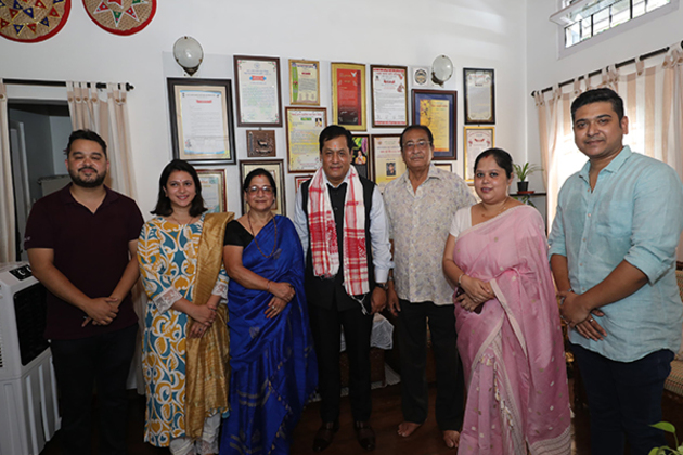 His work continues to be beacon of hope: Sarbananda Sonowal visits Bhupen Hazarika's home