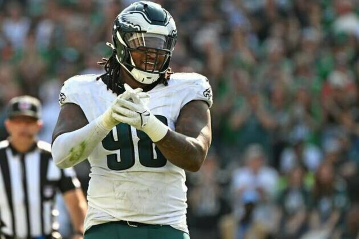Eagles DT Jalen Carter (heel) questionable vs. Giants