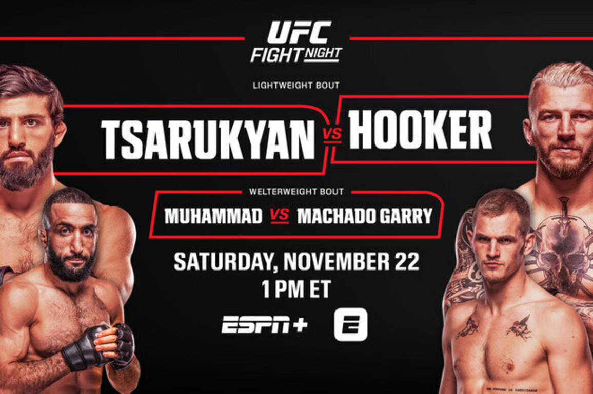 'UFC Fight Night Presented by Bud Light: Tsarukyan vs. Hooker'