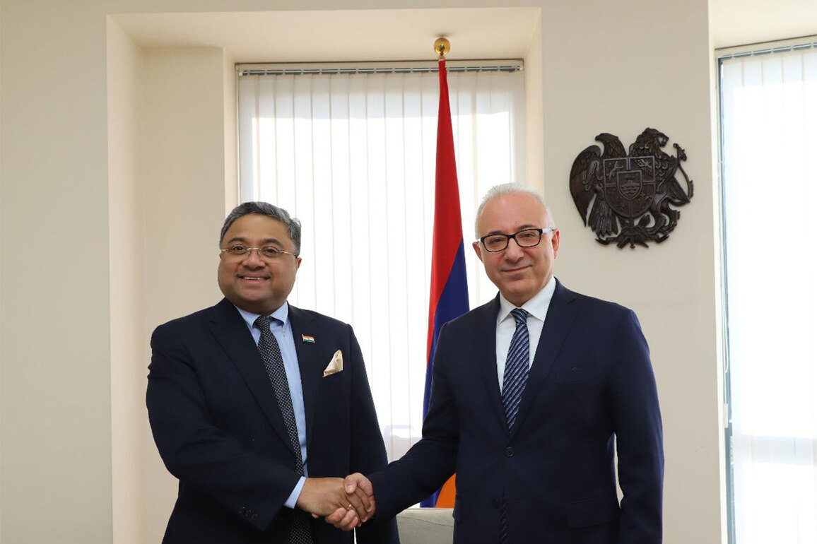 MEA Secy (West) discusses bilateral relations in 11th India-Armenia Foreign Office Consultations