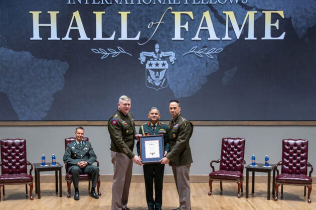 COAS General Dwivedi inducted into US Army War College International Hall of Fame