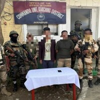 Manipur: Police arrest militants involved in extortion; recover rifles, mortars, IEDs from hill-valley districts