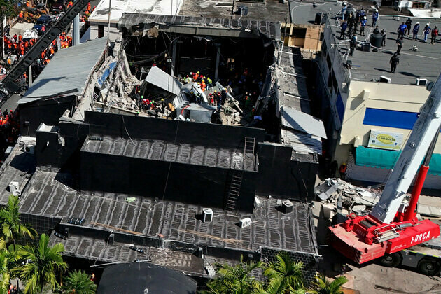 Roof collapses at Dominican Republic building, killing at least 98 people