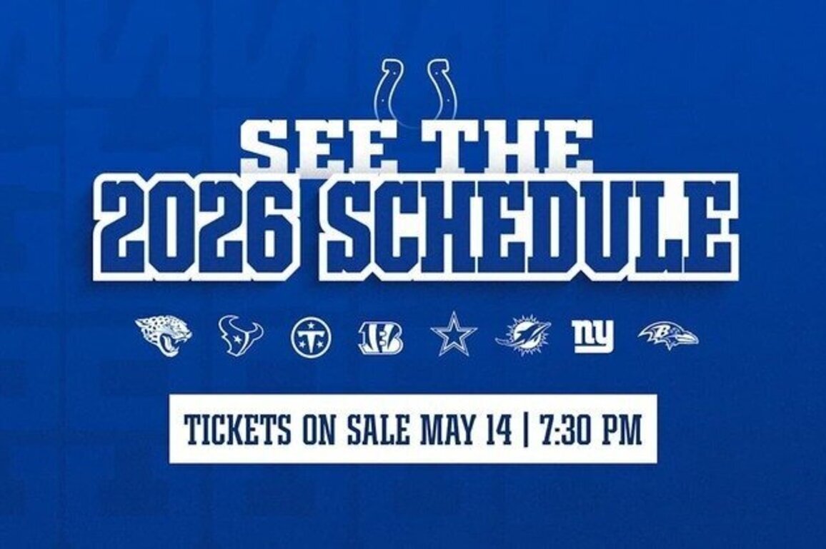 Colts single game tickets on sale tomorrow after NFL Schedule release