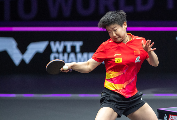 (SP)CHINA-CHONGQING-TABLE TENNIS-WTT CHAMPIONS-WOMEN'S SINGLES-SEMIFINALS (CN)