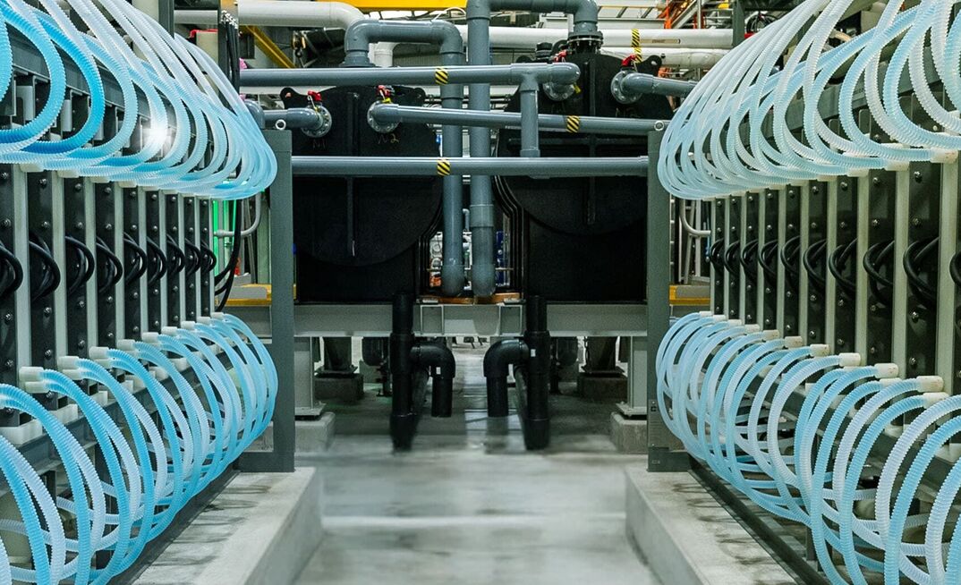 A vanadium electrolysis plant.