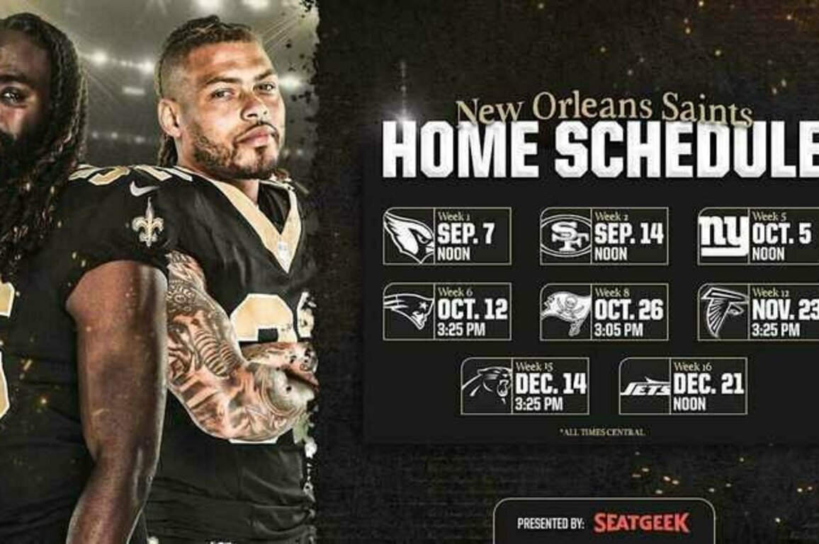 New Orleans Saints 2025 Schedule Notes: Opponents, Dates & Key Games