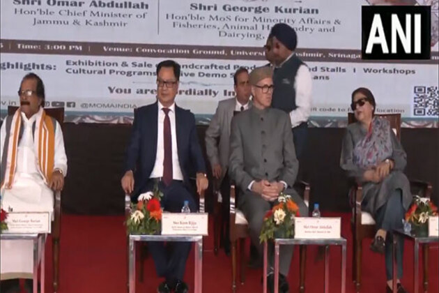 J-K: CM Omar Abdullah and Kiren Rijiju launch 'Lok Sanvardhan Parv' in Srinagar