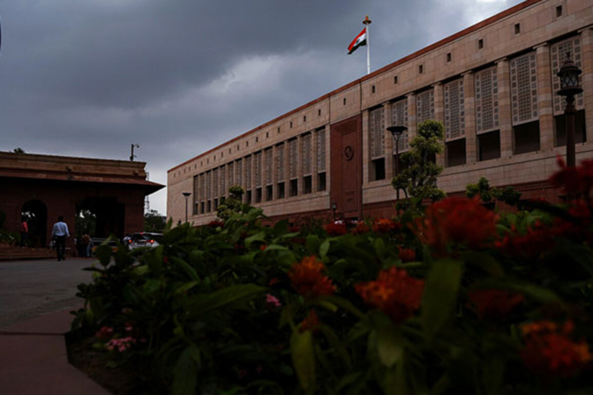 Man scales wall using tree to jump into Parliament building, caught by security
